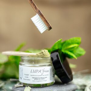 dentifrice poudre plantes LUPA'frice LUPA'lis cosmétiques naturels bio français fabriqués artisanalement en Lozère