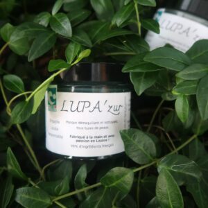 masque spiruline démaquillant nettoyant LUPA'zur LUPA'lis cosmétiques naturels bio français fabriqués artisanalement en Lozère